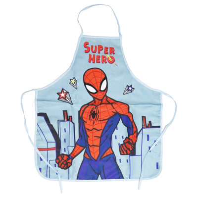 Marvel Spiderman Kinder Kochschürze Backschürze mit Mütze 3-6 Jahre - Ansicht 2