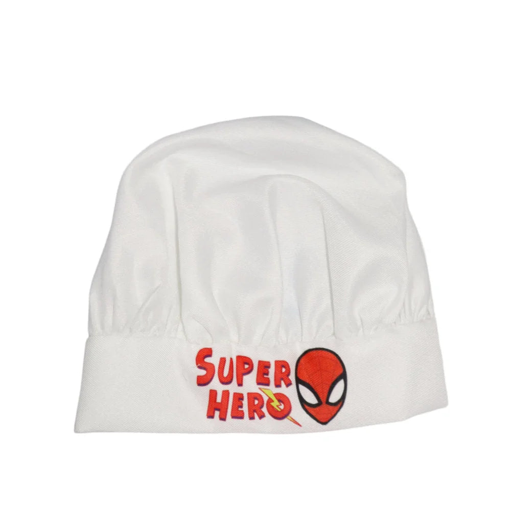 Marvel Spiderman Kinder Kochschürze Backschürze mit Mütze 3-6 Jahre - WS-Trend.de