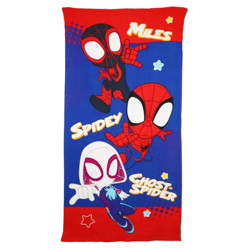 Marvel Spidey Miles Ghost Spider Strandtuch Badetuch Handtuch XL 70x140 cm - WS-Trend.de Mikrofaser
