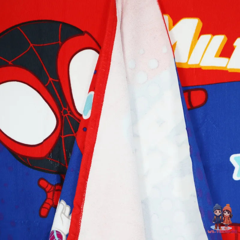 Marvel Spidey Miles Ghost Spider Strandtuch Badetuch Handtuch XL 70x140 cm - WS-Trend.de Mikrofaser