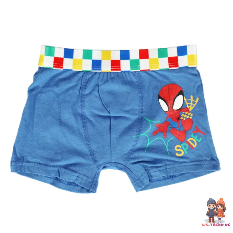 Marvel Spidey Kinder Jungen Boxershorts Unterhose 2er Pack - WS-Trend.de Gr. 92-128