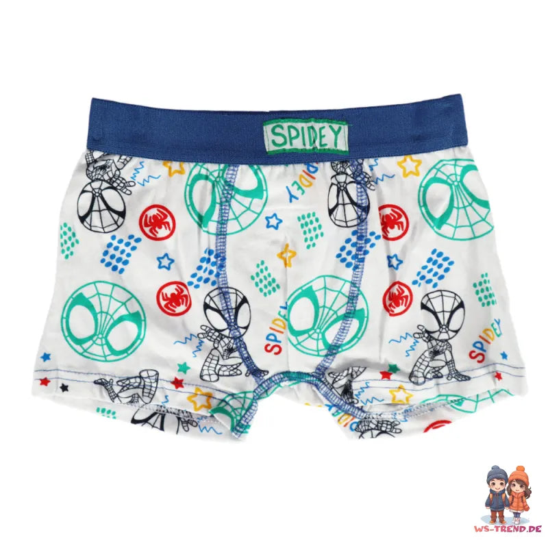 Marvel Spidey Kinder Jungen Boxershorts Unterhose 2er Pack - WS-Trend.de Gr. 92-128