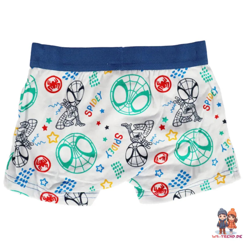 Marvel Spidey Kinder Jungen Boxershorts Unterhose 2er Pack - WS-Trend.de Gr. 92-128