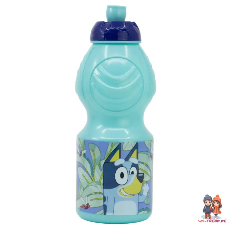 Bluey Bingo Kinder 4 teiliges Set Brotdose Trinkflasche Besteck WS Trend.de