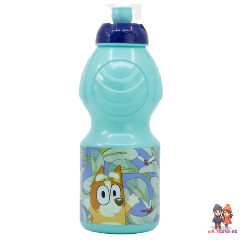 Bluey Bingo Kinder 4 teiliges Set Brotdose Trinkflasche Besteck WS Trend.de