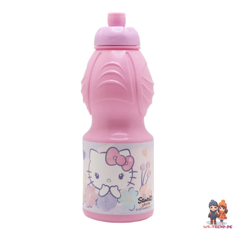 Hello Kitty 2 tlg. Lunch Set Lunchbox Brotdose Trinkflasche 400 ml - WS-Trend.de