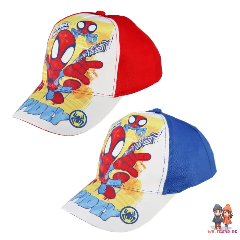 Marvel Spidey Kinder Basecap Baseball Kappe Mütze - WS-Trend.de Hut Jungen 52/54 Blau Rot