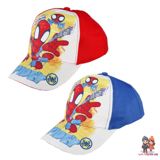 Marvel Spidey Kinder Basecap Baseball Kappe Mütze - WS-Trend.de Hut Jungen 52/54 Blau Rot