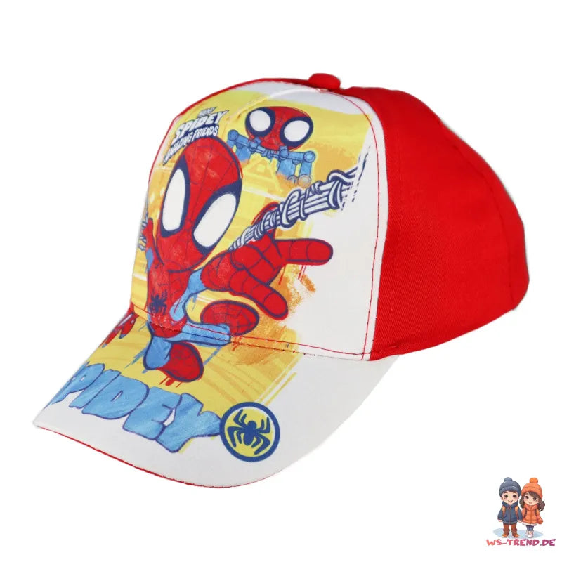 Marvel Spidey Kinder Basecap Baseball Kappe Mütze - WS-Trend.de Hut Jungen 52/54 Blau Rot