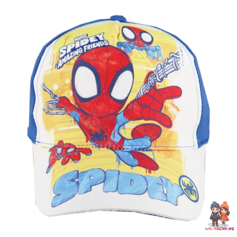 Marvel Spidey Kinder Basecap Baseball Kappe Mütze - WS-Trend.de Hut Jungen 52/54 Blau Rot