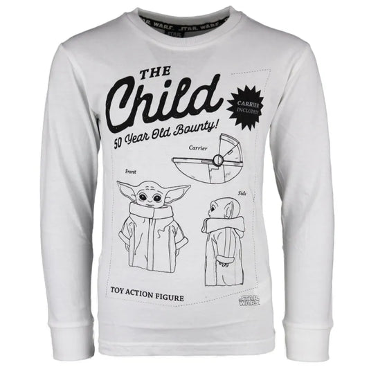 Star Wars Mandalorian Baby Yoda Kinder langarm Shirt - WS-Trend.de Mandalarian Gr. 110 bis 140 Grün