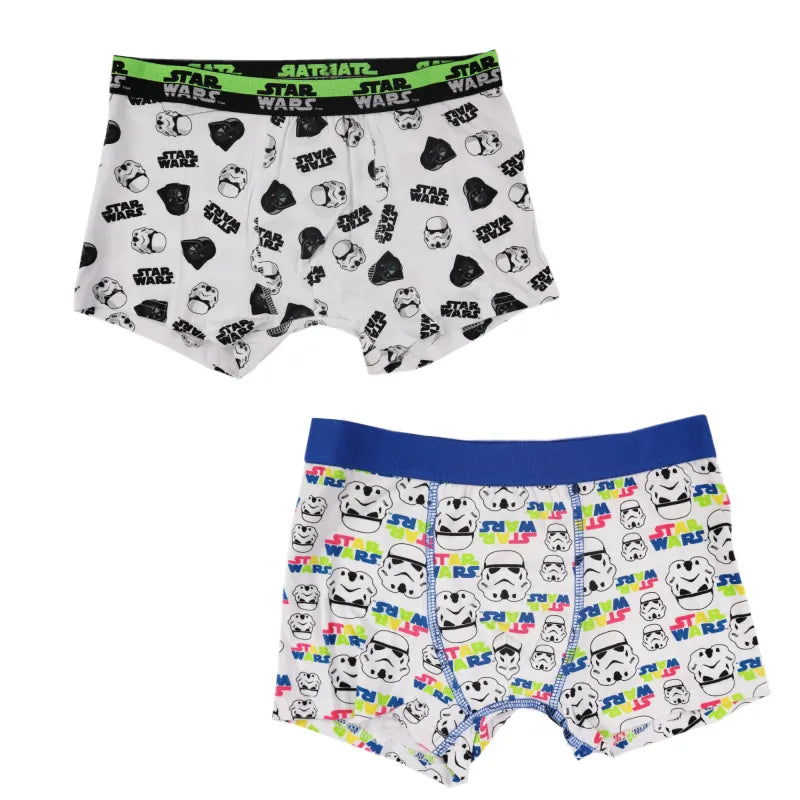 Star Wars Unterhose Boxershorts 2er Pack - WS-Trend.de Disney Storm Trooper Vader Jungen Gr. 134 - 164