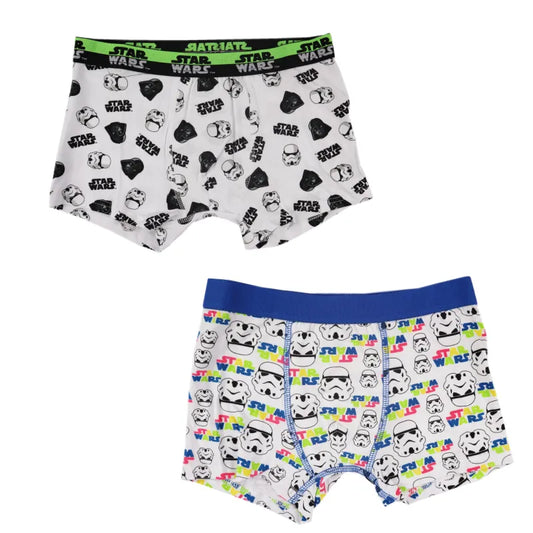 Star Wars Unterhose Boxershorts 2er Pack - WS-Trend.de Disney Storm Trooper Vader Jungen Gr. 134 - 164