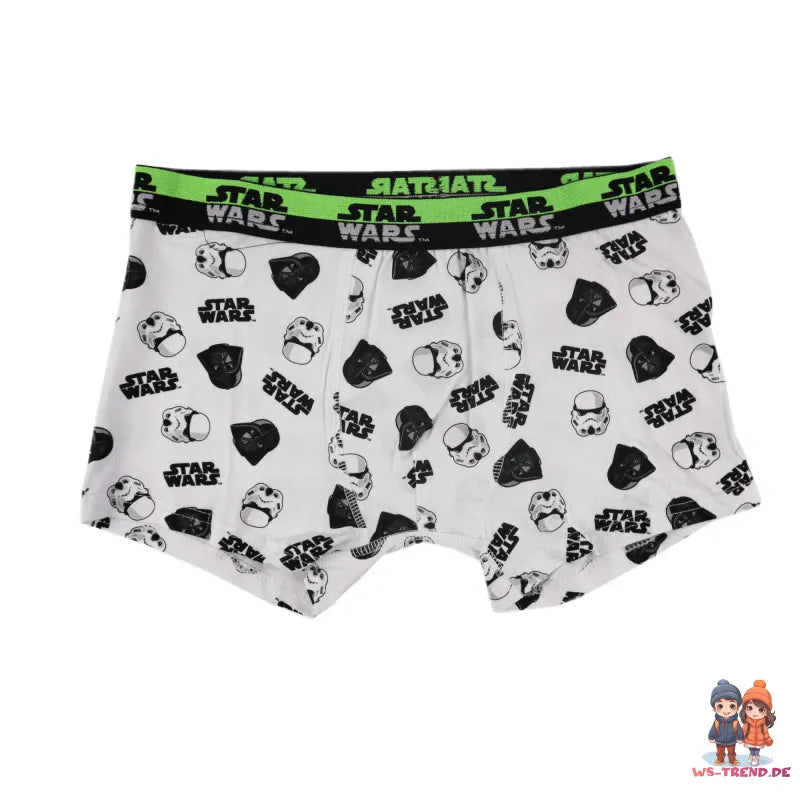 Star Wars Unterhose Boxershorts 2er Pack - WS-Trend.de Disney Storm Trooper Vader Jungen Gr. 134 - 164