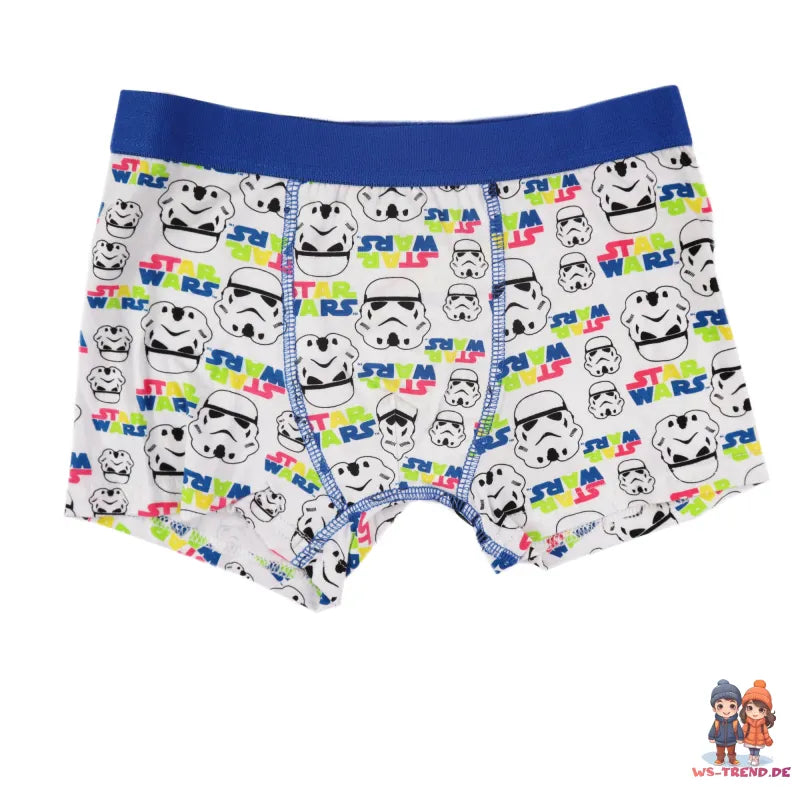 Star Wars Unterhose Boxershorts 2er Pack - WS-Trend.de Disney Storm Trooper Vader Jungen Gr. 134 - 164