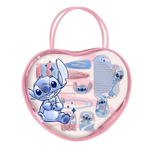 Disney Stitch 11 tlg. Kinder Haarstyling Set Kamm Haarspange Haargummis WS Trend.de