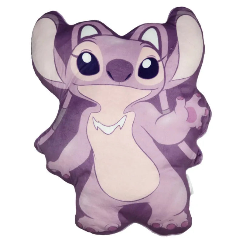 Disney Lilo und Stitch Angel 3D Velours Kissen Dekokissen Cushion 35 x 26 5 cm - WS-Trend.de
