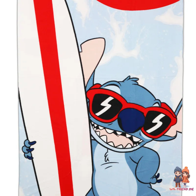 Disney Lilo und Stitch Mikrofaser Strandtuch Badetuch XL 70x140 cm - WS-Trend.de