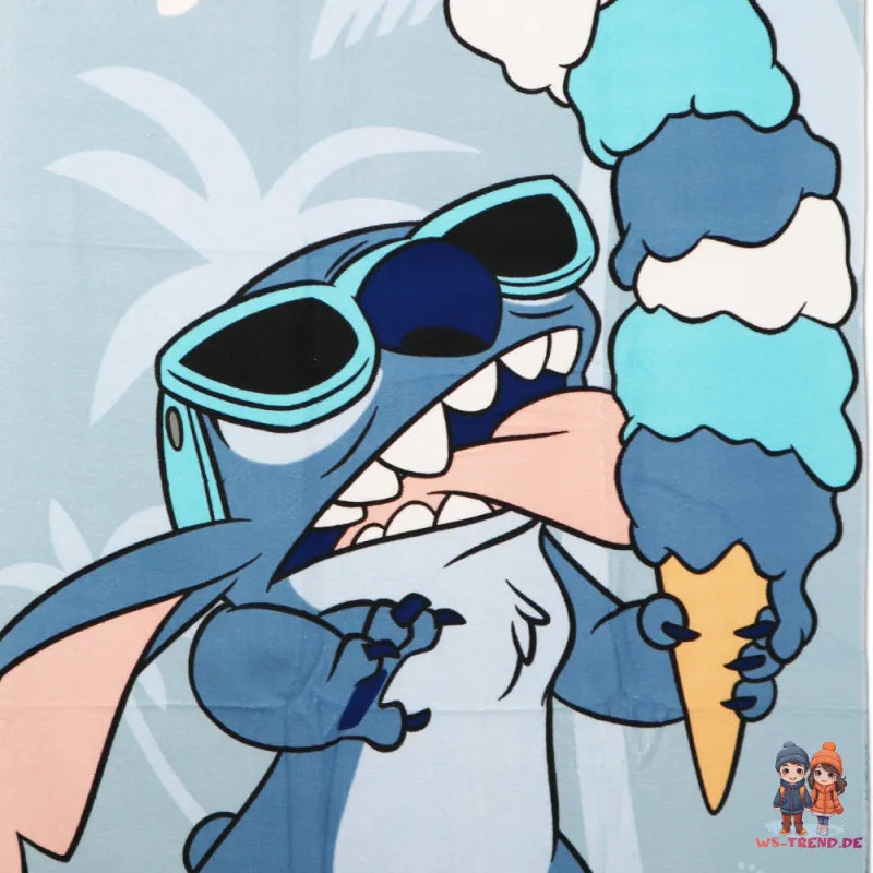 Disney Lilo und Stitch Mikrofaser Strandtuch Badetuch XL 70x140 cm - WS-Trend.de