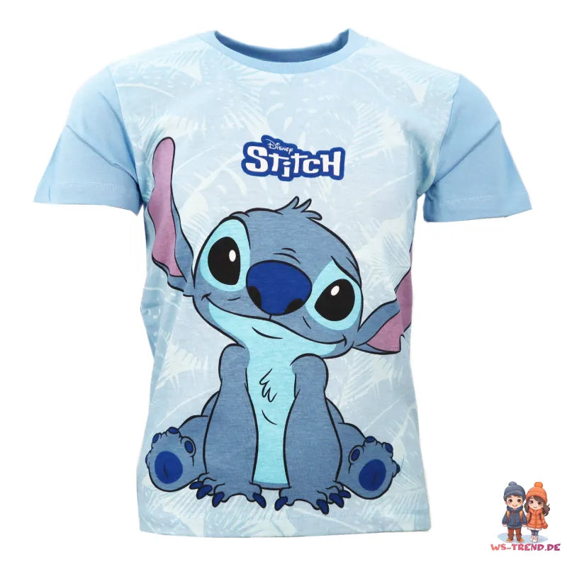 Disney Stitch Jungen Kinder Sommerset Shorts plus T-Shirt - WS-Trend.de 98-128 Baumwolle