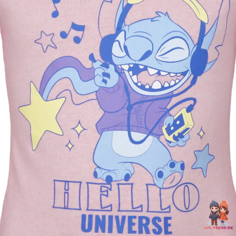 Disney Stitch Kinder Mädchen Langarmshirt Shirt - WS-Trend.de Lilo und Gr. 98-128