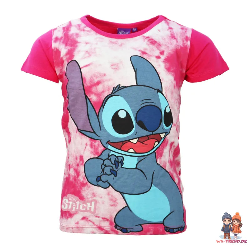 Disney Stitch Mädchen Kinder Sommerset Shorts plus T-Shirt - WS-Trend.de 98-128 Baumwolle
