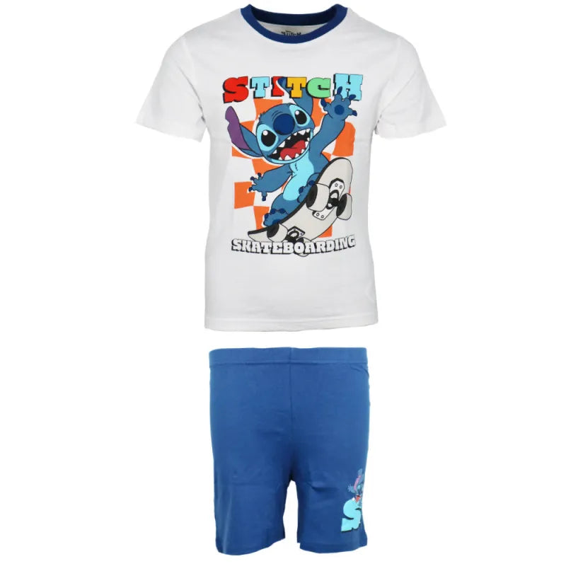 Disney Lilo und Stitch Kinder Jungen Schlafanzug Pyjama Shirt Hose - WS-Trend.de Gr. 98-128