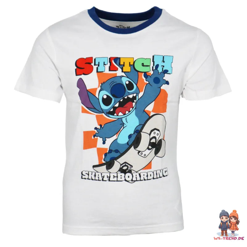 Disney Lilo und Stitch Kinder Jungen Schlafanzug Pyjama Shirt Hose - WS-Trend.de Gr. 98-128