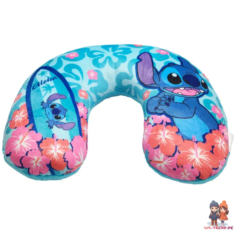 Disney Lilo und Stitch Kinder Reisekissen Nackenkissen Auto Flugzeug - WS-Trend.de