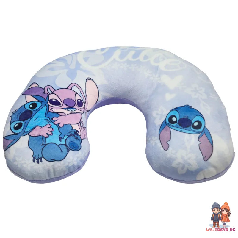 Disney Lilo und Stitch Angel Reisekissen Nackenkissen Auto Flugzeug WS Trend.de