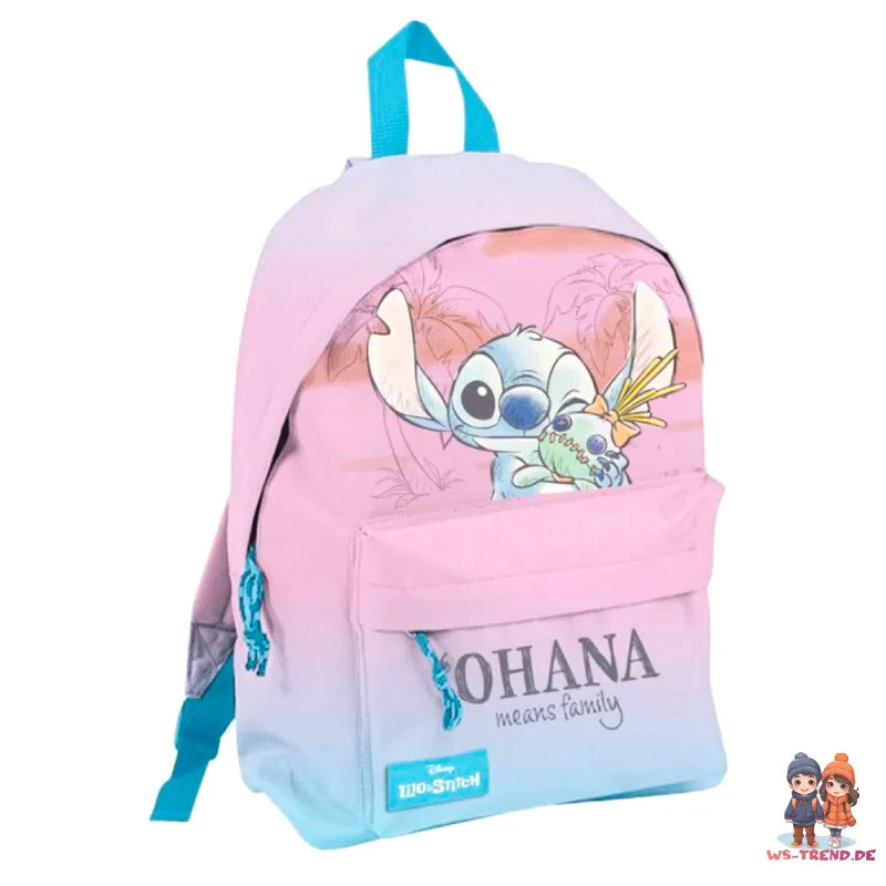 Disney Lilo und Stitch Mädchen Rucksack Schultasche Federtasche 39x29x12 cm - WS-Trend.de