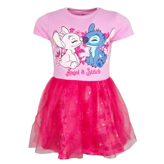 Disney Lilo u Stitch Angel Kinder Mädchen Tüllkleid Sommerkleid Kleid - WS-Trend.de Gr 92-128