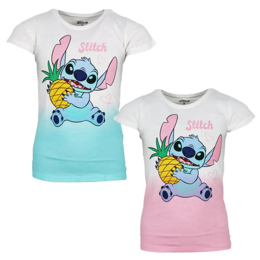 Disney Lilo und Stitch Mädchen Kinder kurzarm T-Shirt Shirt - WS-Trend.de Gr. 92-128 100% Baumwolle