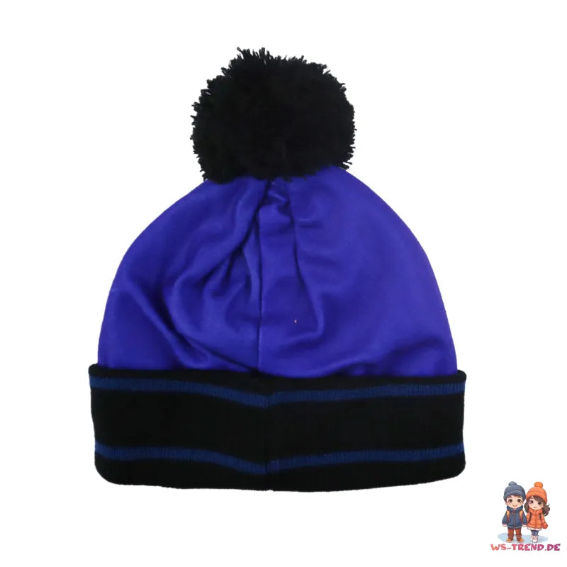 Super Mario Yoshi Kinder Herbst Wintermütze - WS-Trend.de und Winter Mütze Gr. 52/54 Kindermütze Bommel Rot Blau