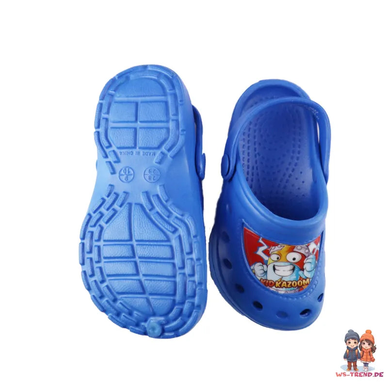 Super ZINGS - Kinder Clogs Badeschuhe - WS-Trend.de Jungen - Latschen Hausschuhe 24 bis 31