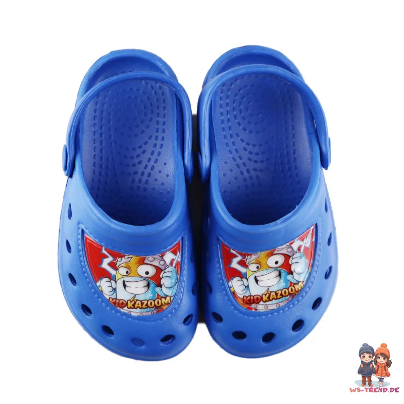 Super ZINGS - Kinder Clogs Badeschuhe - WS-Trend.de Jungen - Latschen Hausschuhe 24 bis 31