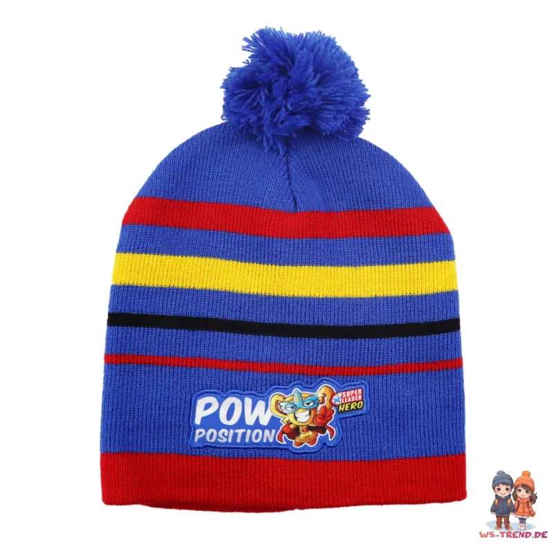 Super Zings Kinder Herbst Wintermütze plus Loop und Handschuhe - WS-Trend.de Winter Set Mütze Snood Schaal 52 54