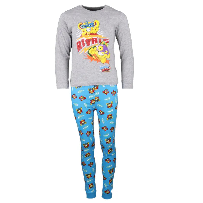 Super Zings Rivals Kinder Schlafanzug Pyjama - WS-Trend.de Nachtwäsche 98-128 Baumwolle