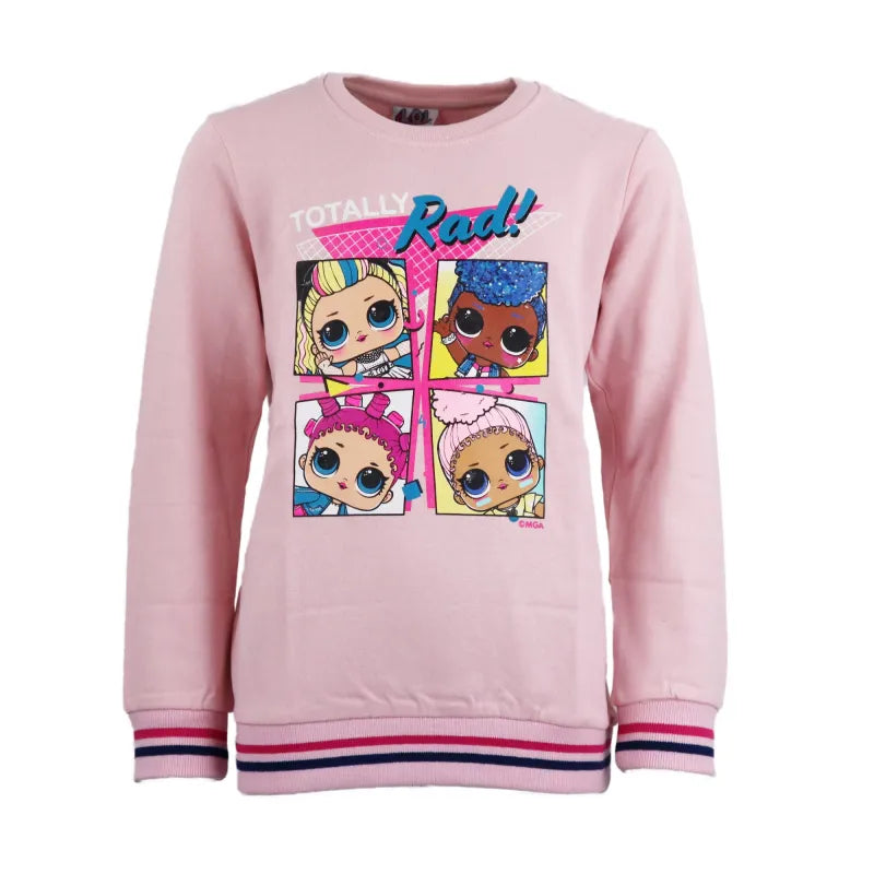 LOL Suprise Kinder Pullover Sweater - WS-Trend.de Girls Rosa Blau Mädchen Baumwolle