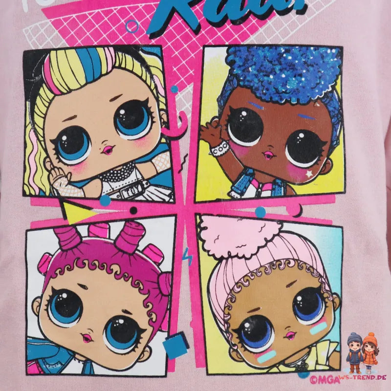 LOL Suprise Kinder Pullover Sweater - WS-Trend.de Girls Rosa Blau Mädchen Baumwolle