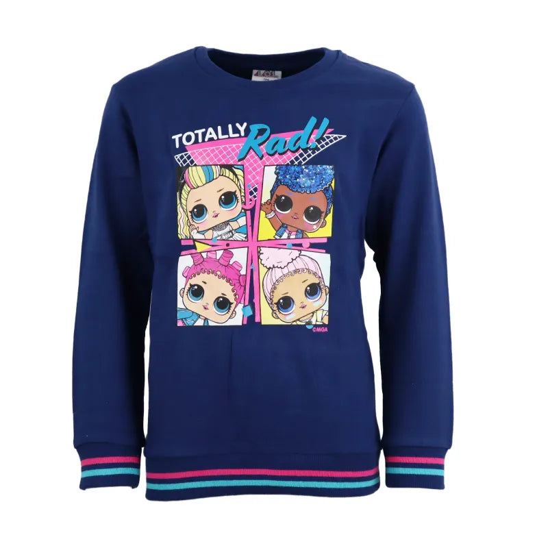 LOL Suprise Kinder Pullover Sweater - WS-Trend.de Girls Rosa Blau Mädchen Baumwolle