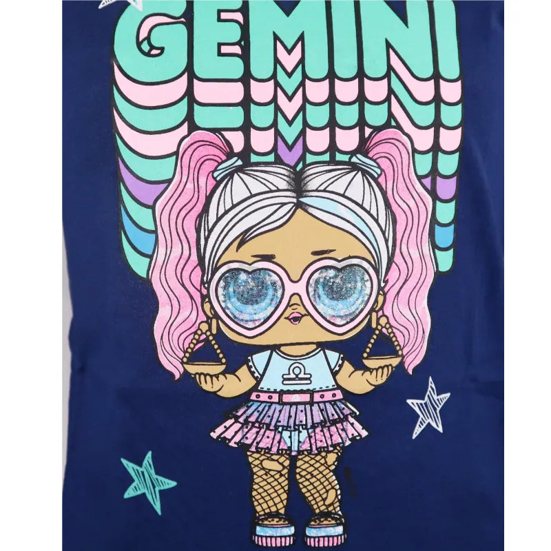 LOL Surprise Gemini Kinder langarm T-Shirt - WS-Trend.de Suprise - Rosa Blau für Mädchen 98 - 128