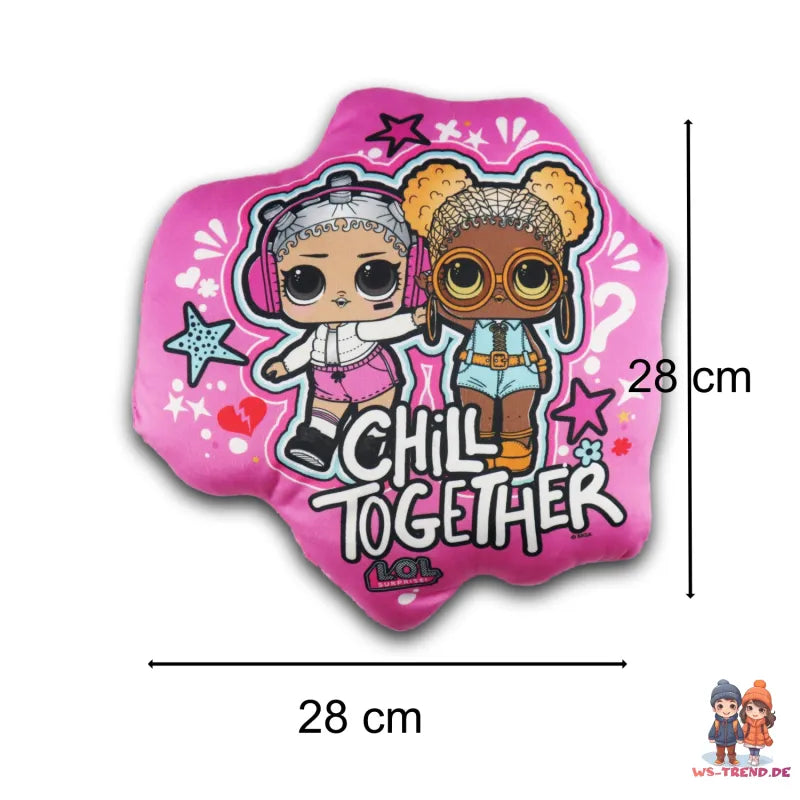 LOL Surprise Girls mini Formkissen Dekokissen - WS-Trend.de Kissen 3D Cushion