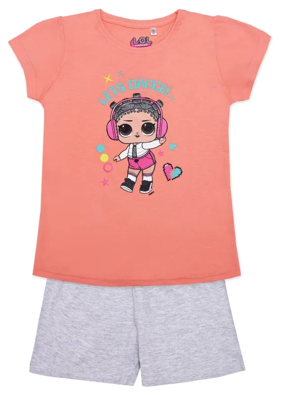 LOL Surprise Kinder Schlafanzug Pyjama - WS-Trend.de kurz 104-134 pink Lila baumwolle