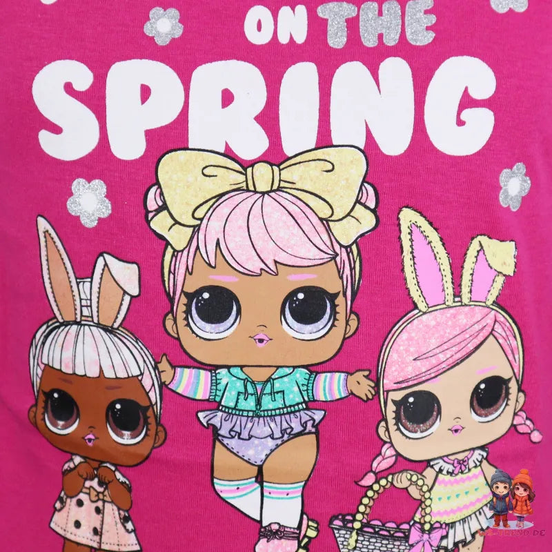 LOL Surprise Kinder T-Shirt - WS-Trend.de Suprise - Rosa Blau für Mädchen 104-134 langarm