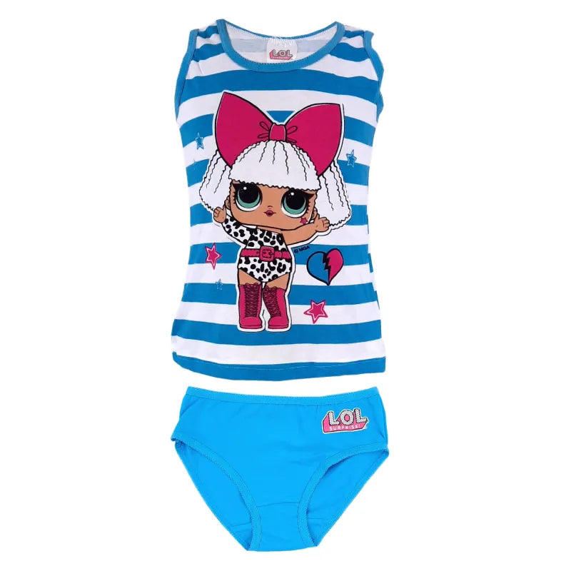 LOL Surprise Kinder Unterwäsche Set Shirt mit Slip - Gr. 98-128 - WS-Trend.de Mädchen