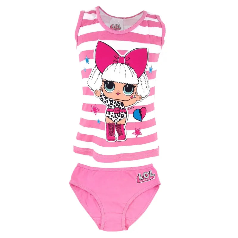 LOL Surprise Kinder Unterwäsche Set Shirt mit Slip - Gr. 98-128 - WS-Trend.de Mädchen