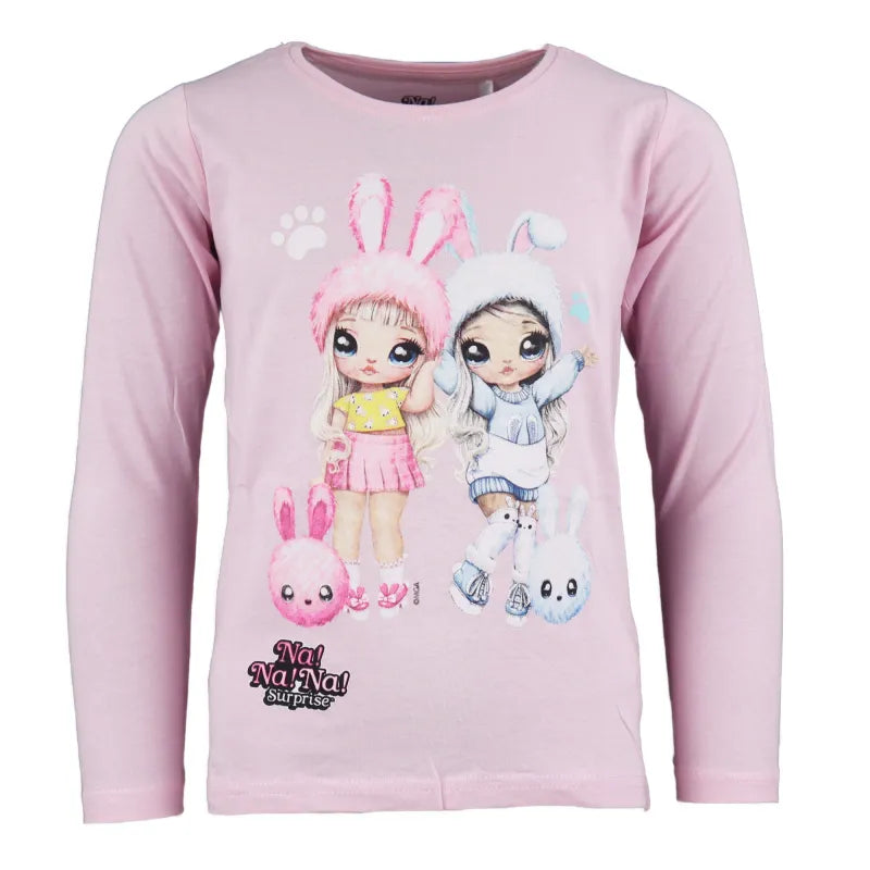 NA! Na! Surprise Mädchen Kinder Langarmshirt - WS-Trend.de Gr. 104-134 aus Baumwolle