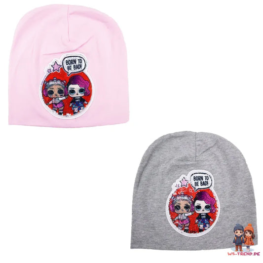 LOL Surprise Paillette Kinder Herbst Mütze Wintermütze - WS-Trend.de - 52 54