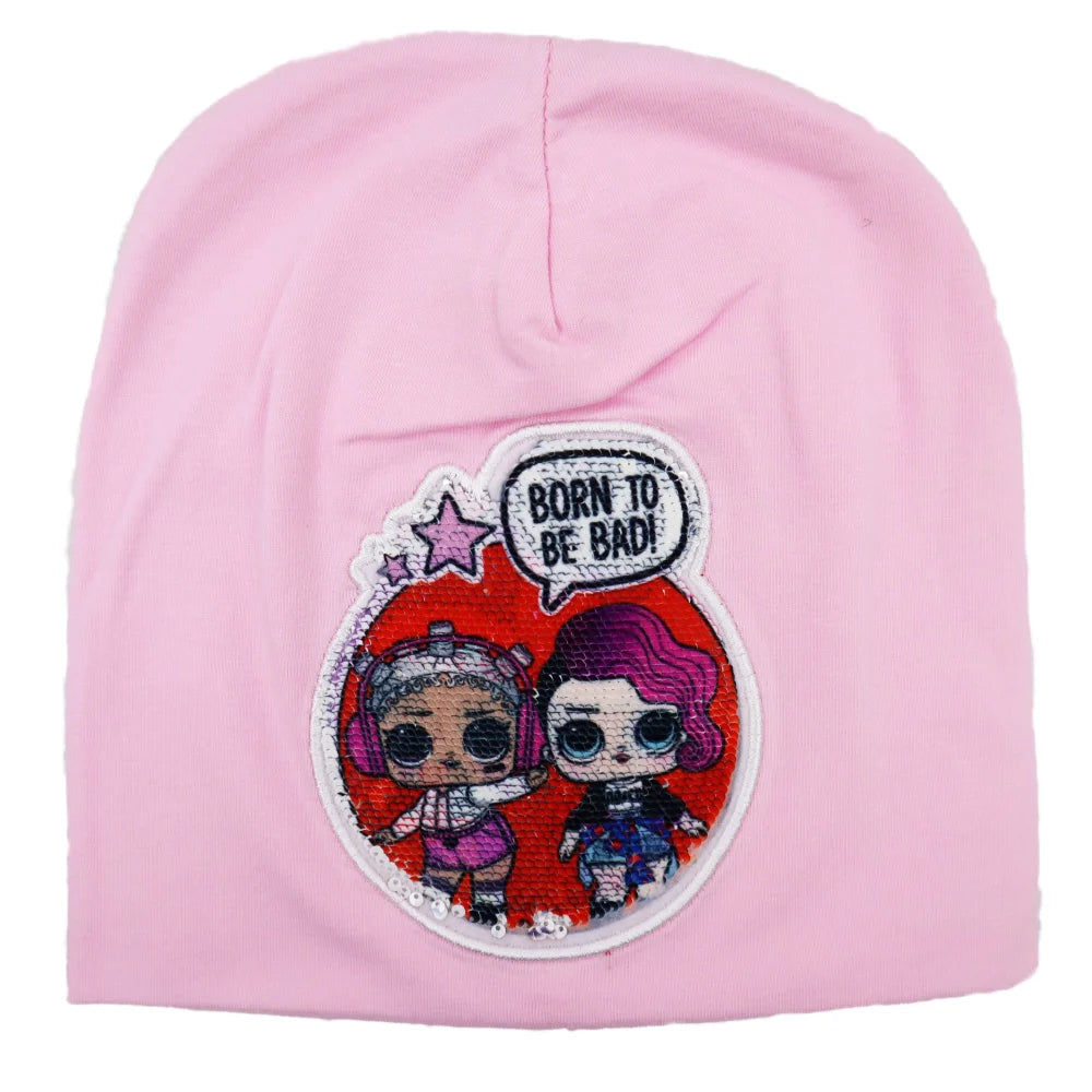 LOL Surprise Paillette Kinder Herbst Mütze Wintermütze - WS-Trend.de - 52 54
